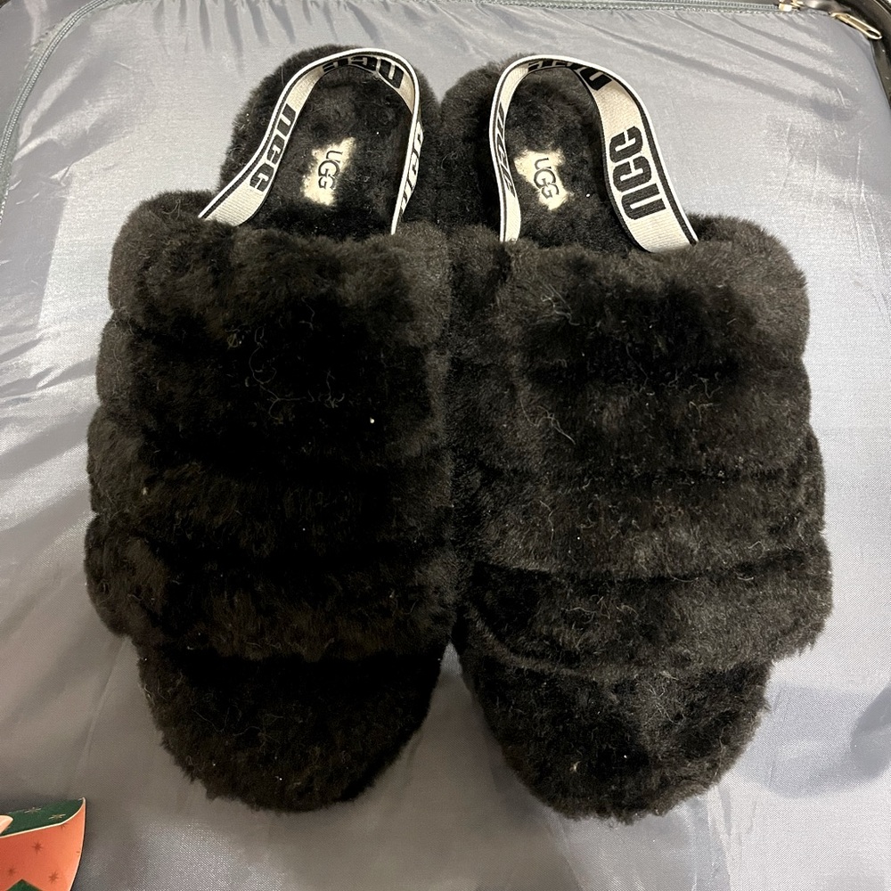Fuzzy UGG slippers
